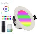 E27 Dimmable WIFI Smart Down Light APP Remote Control Recessed Ceiling Lamp