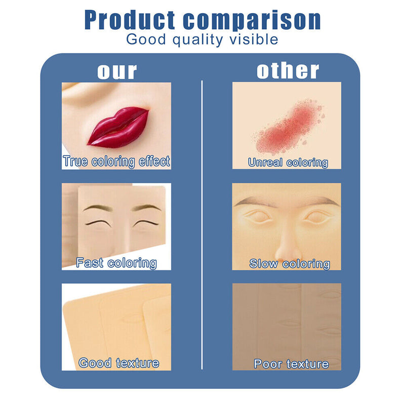 Tattoo Practice for Beginners Microblading Practice Skin Makeup Beauty Tool