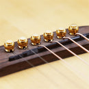 Acoustic Brass Guitar Guitar Strings Nail Fret Holder Bridge Pins Solid Cone