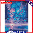 11CT Still Life Starry Sky Full Embroidery Cross Stitch Kit Stamped Needlework