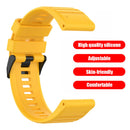 Silicone Watch Strap Bracelet for Garmin Fenix 6X/Fenix 6X Pro (Yellow) Newly