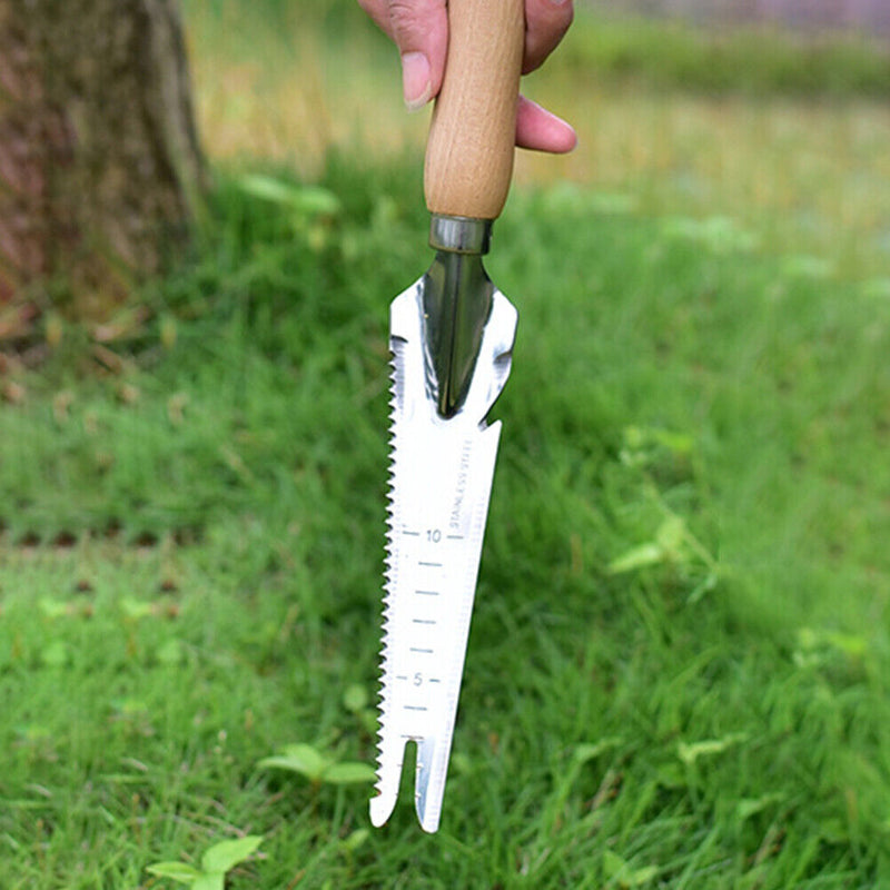 Garden Manual Weeder Tool Root Lifter Digging Puller Long Handle Grass Scoop