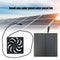 5W 6V Greenhouse Mini Solar Panel Exhaust Fan for Dog Chicken Pet House