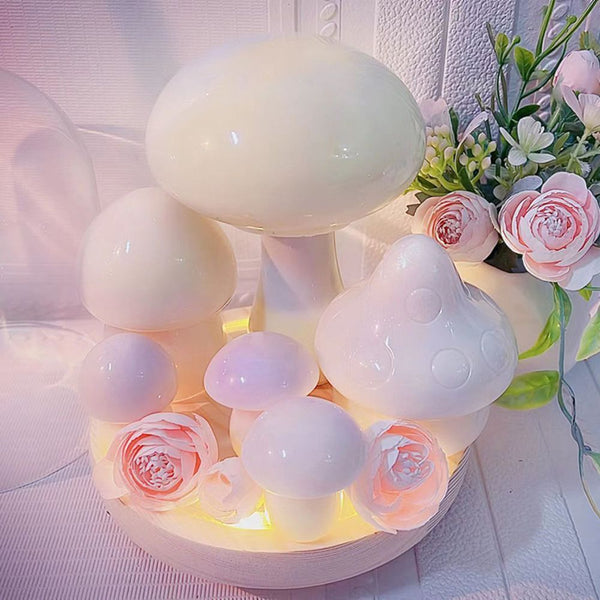 Decoration Mushroom Ornament Jar Mold Handmade Silicone Mold Crystal Epoxy Mold