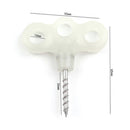 Camping Wind Rope Buckle Screw Spike Hook Luminous Ground Screws Tent Nail