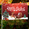 Christmas Flag - Foldable Vivid Color Merry Christmas Flag with Metal Grommets