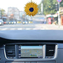 Ukrainian Flag Sunflower Car Pendant Auto Rearview Mirror Ornaments P9B3