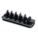 PC CPU Power 1 Female To 5 Male 4 Pin Socket Cooler Best Fan T4W2