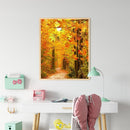 Autumn Maple Forest Diamond Painting Kits Full Round Drill Wall Decor Art Craft