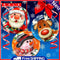 Full Drill Round Diamond Painting 5D DIY Snowman Elk Cross Stitch Embroidery Kit