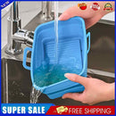 #A Silicone Air Fryers Basket Nontoxic Non-stick for Family Baking Camping Bar