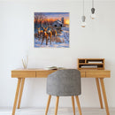 Oil Paint By Numbers Picture DIY Drawing Farmhouse Deer Acrylic Paint Decor Art