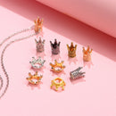 Multi-Colors Spacer Beads King Crown Beads Pendants Jewelry Making Supplies