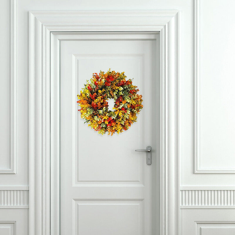 Handmade Eucalyptus Hanging Wreath Autumn Garlands Front Door Decorations Newly