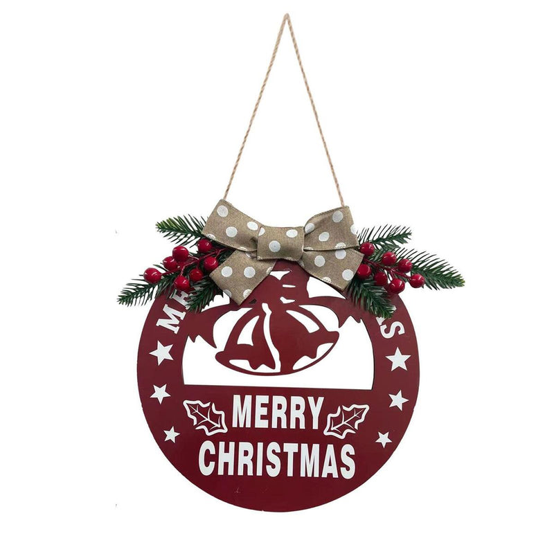 Merry Christmas Sign Xmas Door Sign Christmas Hanging Signs Front Door Decor~