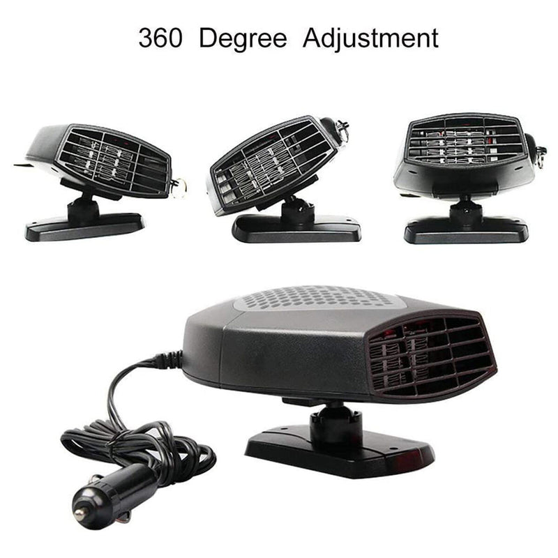 Portable Car Heater 12V 150W High Power Fast Heating Fan Anti-Fog Heater Newly