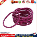12 Colors 10Pcs/Card 3cm Child Candy Colors Rubber Bands (Burgundy) Newly