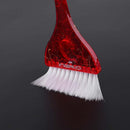 Water Crack Pattern Hair Coloring Brush Hairdressing Dye Brush (Red) Newly