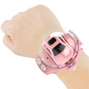 #A 4 Channels 1/58 5km/h 2.4GHz Racing Car Wrist Watch Controlled RC Small Veh
