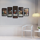 Full Cross Stitch 11CT Cotton DIY 5 Panels The Last Supper Handmade Stamped Gift