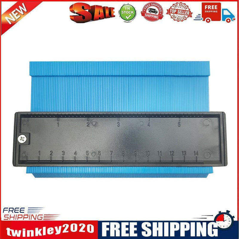 Plastic Profile Copy Gauge Contour Duplicator Standard Marking Tools (Blue)