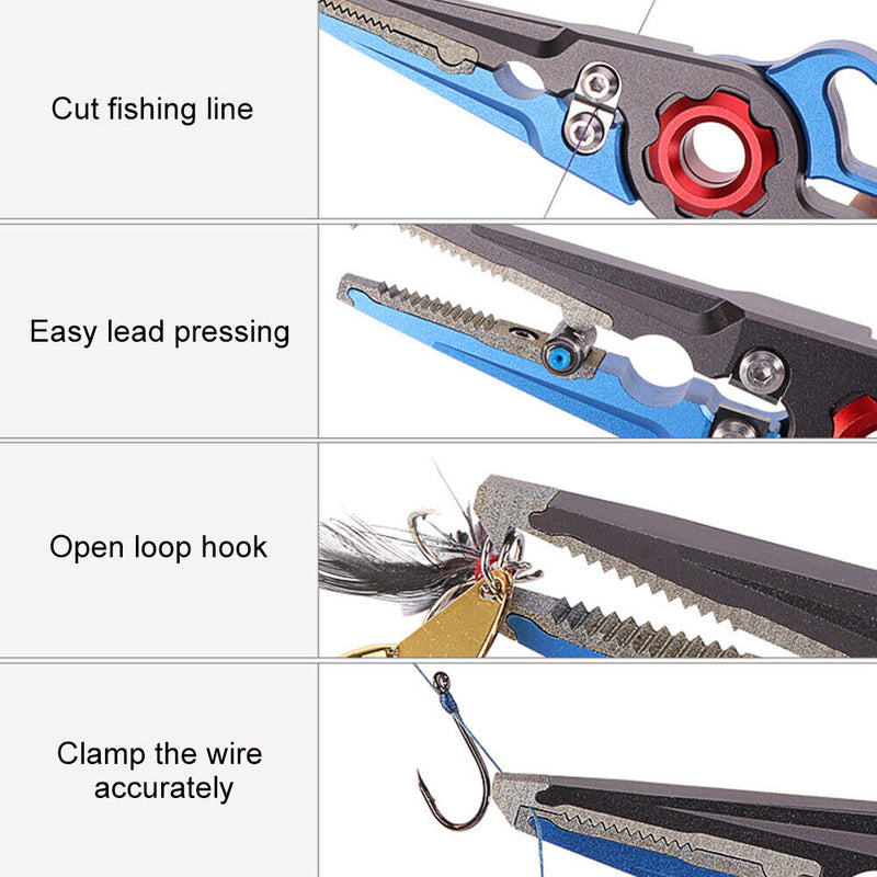 #A Multifunction Fishing Pliers Tackle Hook Remover Fish Tongs Tools Accessories