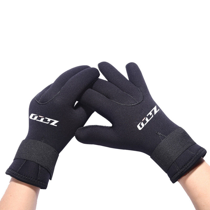 2pcs Warm Gloves 5mm Neoprene Swimming Scuba Diving Gloves for Adults (M) Newly
