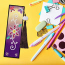2pcs Creative DIY Diamond Painting Bookmark Leather Tassel Tags Art (SQ059)
