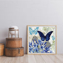 5D DIY Butterflies Full Round Drill Diamond Painting Kit Craft Home Wall Deco