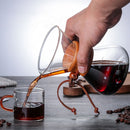 Steel Teapot 400ML Glass Coffee Kettle Pour Over Filter Dripper Brewer Pot