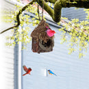Handwoven Simulation Tree Bird House Outdoor Hanging Bird Shelter Accessori