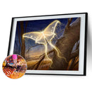 5D Rhinestone Luminous Butterfly Full Round Drill Diamond Painting Set Art