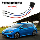 Car LED Headlight Lamp Socket Wiring Harness Female Connector Cable for H4