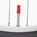 Aluminum Alloy Bicycle Tire Gas Nozzle Valve Cap Cycling Dust Cover (Red) Newly