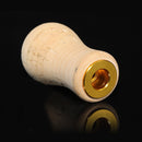 Fishing Reel Handle Knob DIY Wood Cork Grip Replacement for Baitcasting Spinning