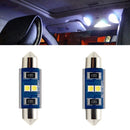 31MM 3030 2SMD Car LED Reading Bulbs Dome Lamp C5W Festoon Light For 2Pcs