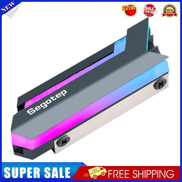RGB M.2 SSD Heatsink Cooler NGFF 2280 NVMe Solid State Drive Cooler (3-Pin)