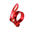 Bike Seat Tube Clip Quick Release MTB Bicycle Seatpost Clamp (Red 34.9mm) Newly