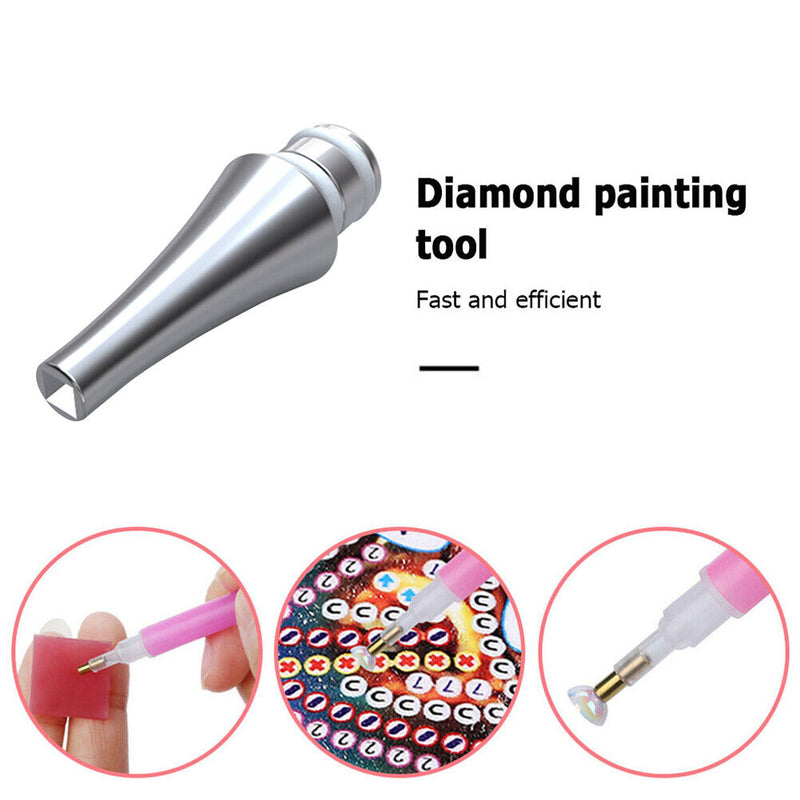 Rhinestones Head Diamond Painting Point Drill Pen Tips DIY Decor (ZT003)