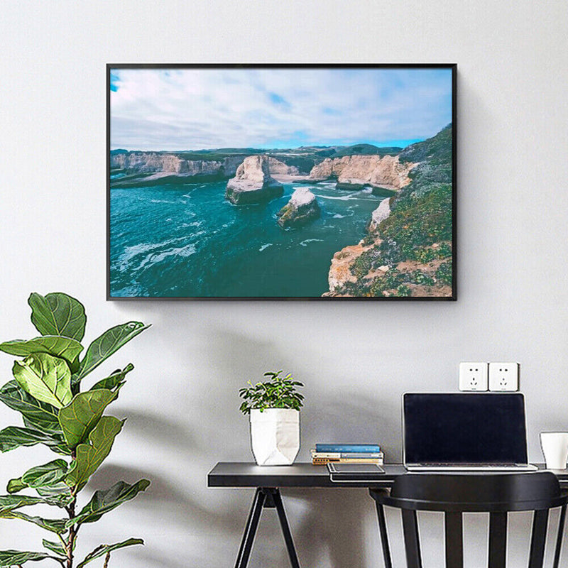 Acrylic Painting By Numbers DIY Waterfall Lake Drawing Hand Painted Wall Picture