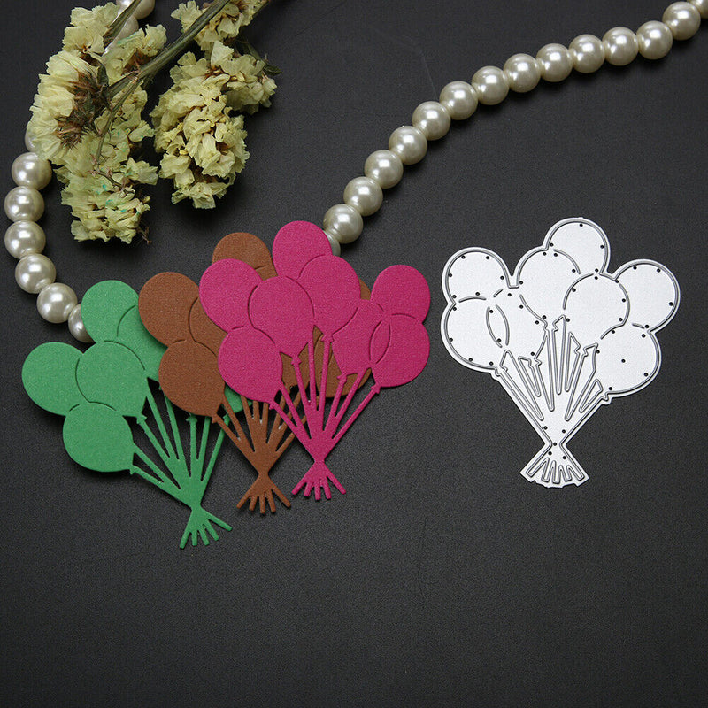 DIY Balloon-shaped Cutting Dies Stencil Scrapbooking Embossing Template Newly