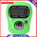 Mini Finger Counter, Electronic Digital LCD Counter, Range 0-99999 (Green)