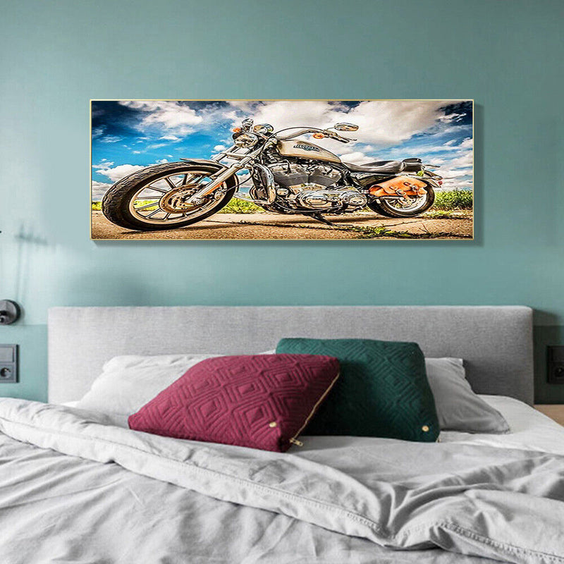 Motorcycle Diamond Painting 5D Full Round Drill Embroidery Rhinestone Home De