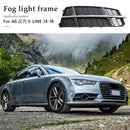 Car Front Bumper Fog Light Grilles for A6 (C7) S-LINE 14-18 Frame (Right) Newly