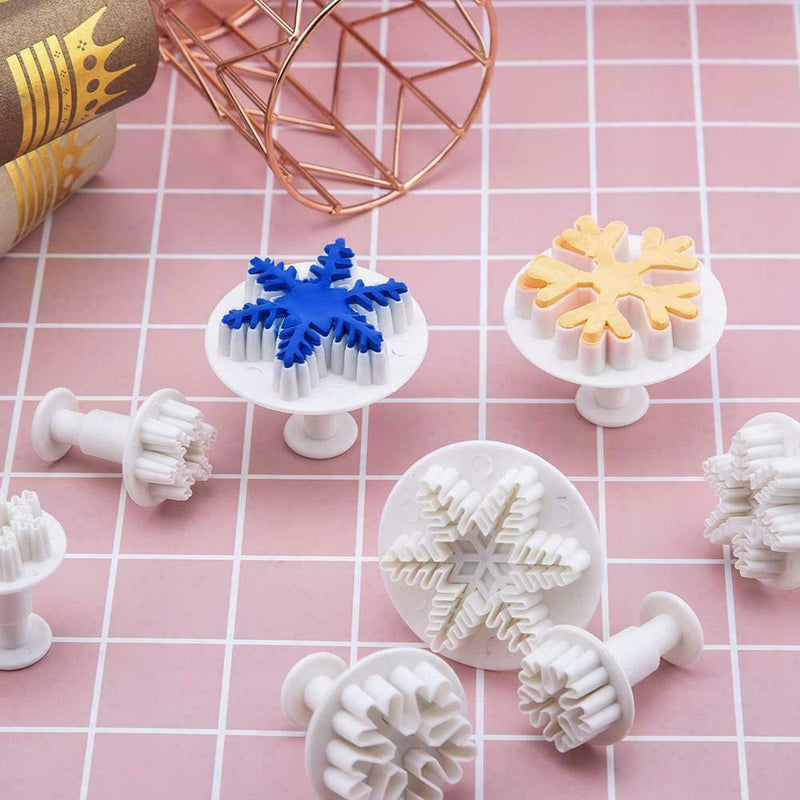 Flower Leaf Fondant Cake Cutter Plunger Cookie Decorating Mould Z2H9