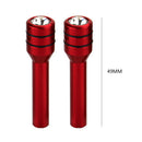 Bling Car Door Lock Knob Aluminum Door Lock Knob Pull Pin 2 Pack (Red) Newly