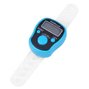 Stitch Marker Finger Ring Counter LED Light Electronic Tally Counter (Blue)