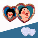 Heart-to-heart Shaped Photo Frame Mold - DIY Silicone Picture Frames Molds