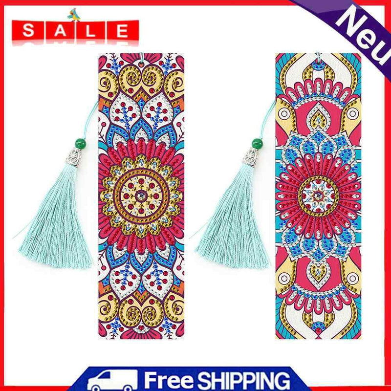 Tassel Book Marks DIY Special Shape Diamond Painting Bookmark for Books Gifts