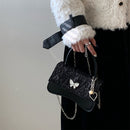 Butterfly Love Shoulder Bag Women Mini Heart Chain Messenger Bag Small Purses